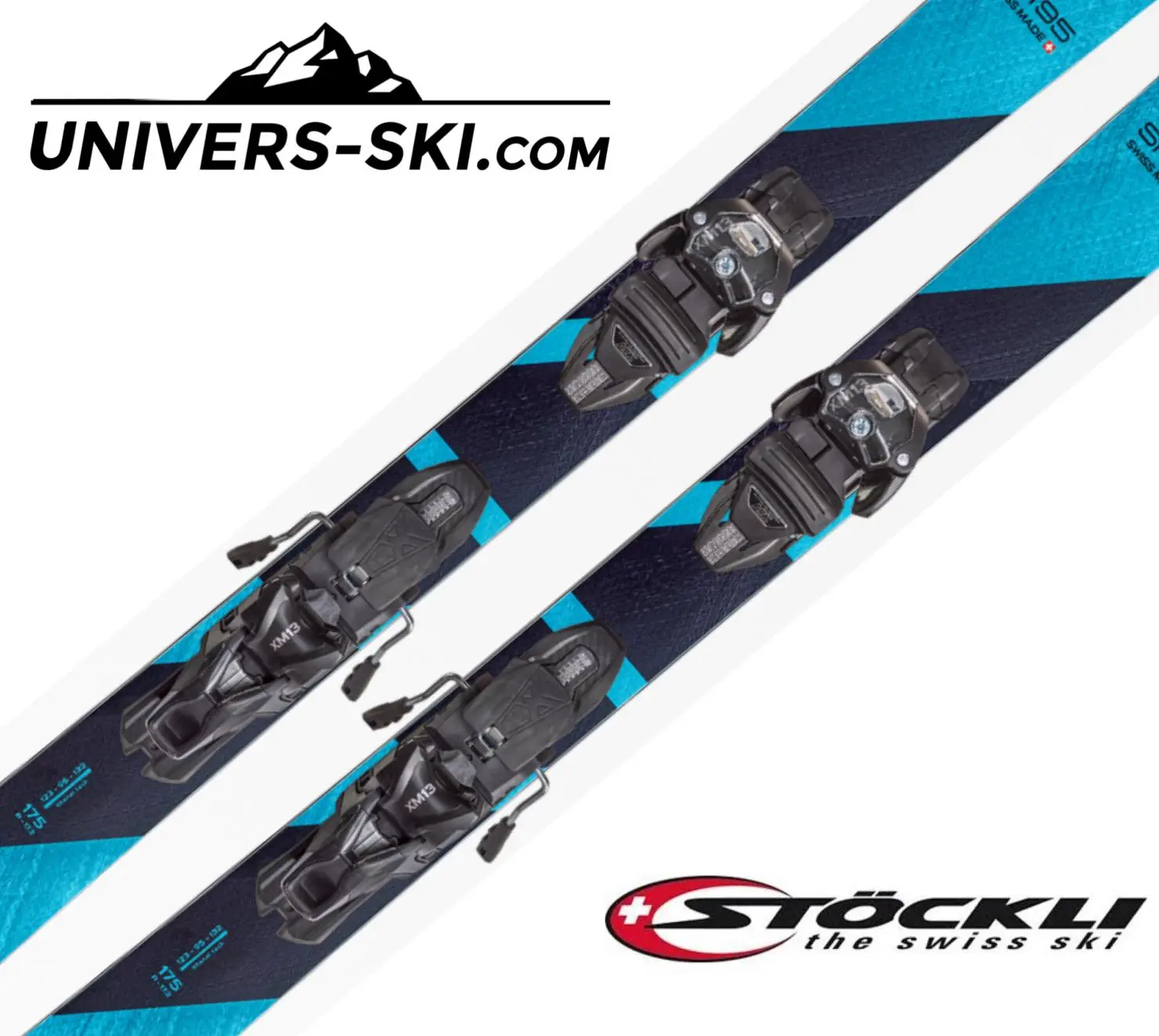 Ski Stockli Stormrider 95 2023 + Fixations DXM 13 – Image 3