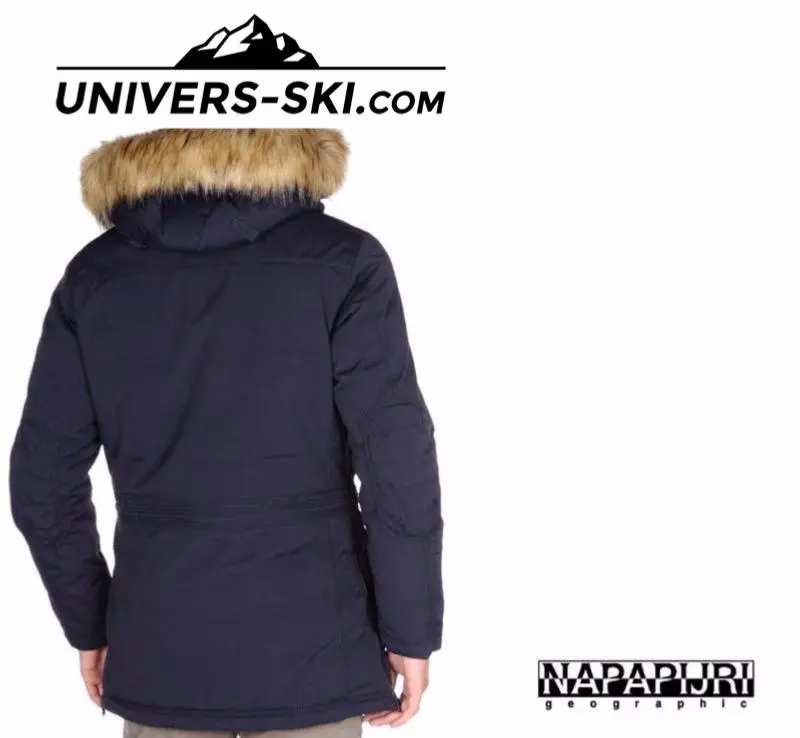 Parka NAPAPIJRI Homme Skidoo Open Long Bleu Marine 2023 â Image 3