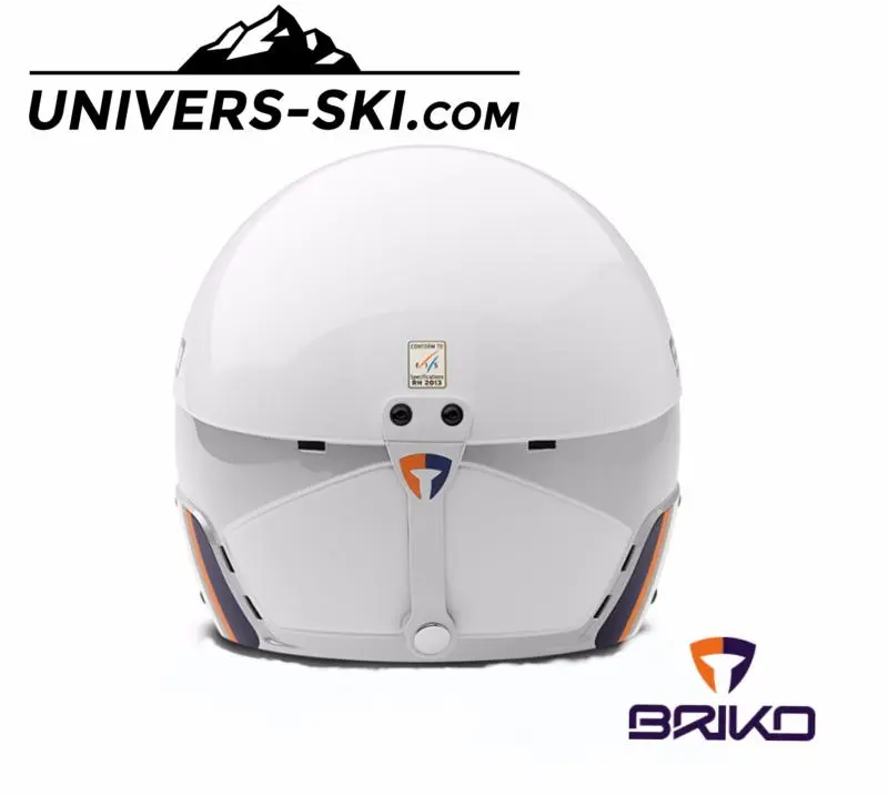 Casque De Ski BRIKO Vulcano FIS 6.8 BLANC ADULTE 2023 – Image 2