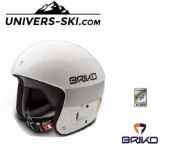 Casque De Ski BRIKO Vulcano FIS 6.8 BLANC ADULTE 2023