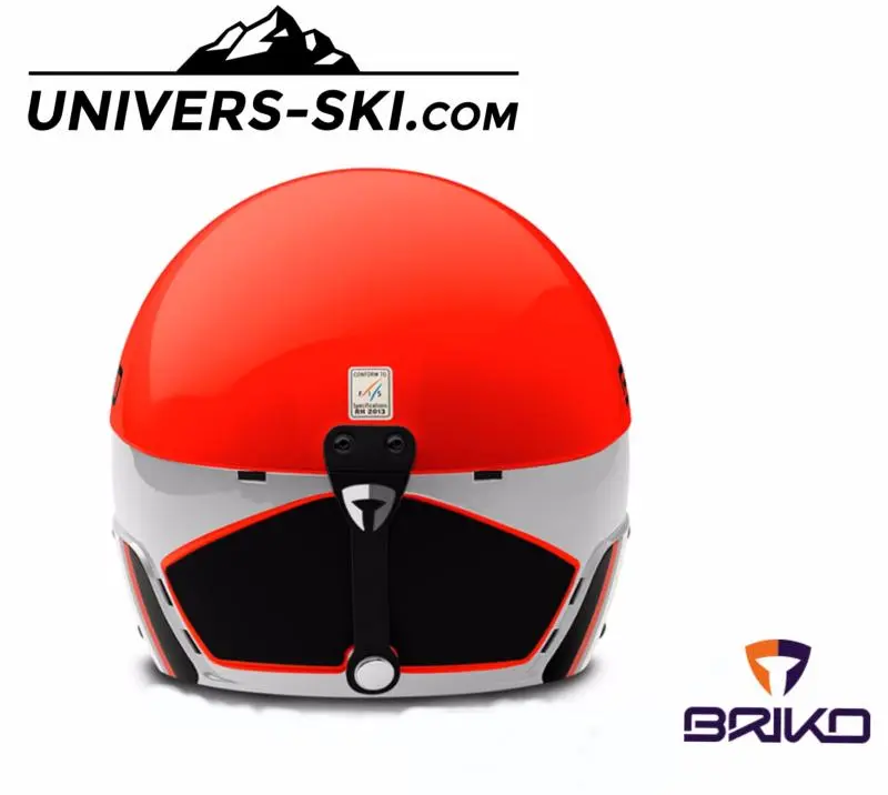 Casque De Ski BRIKO Vulcano FIS 6.8 ORANGE FLUO ADULTE 2023 – Image 2