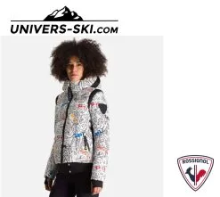 Veste De Ski ROSSIGNOL Femme Cosmic Pr Down Jkt Galaxy Castelbajac 2023