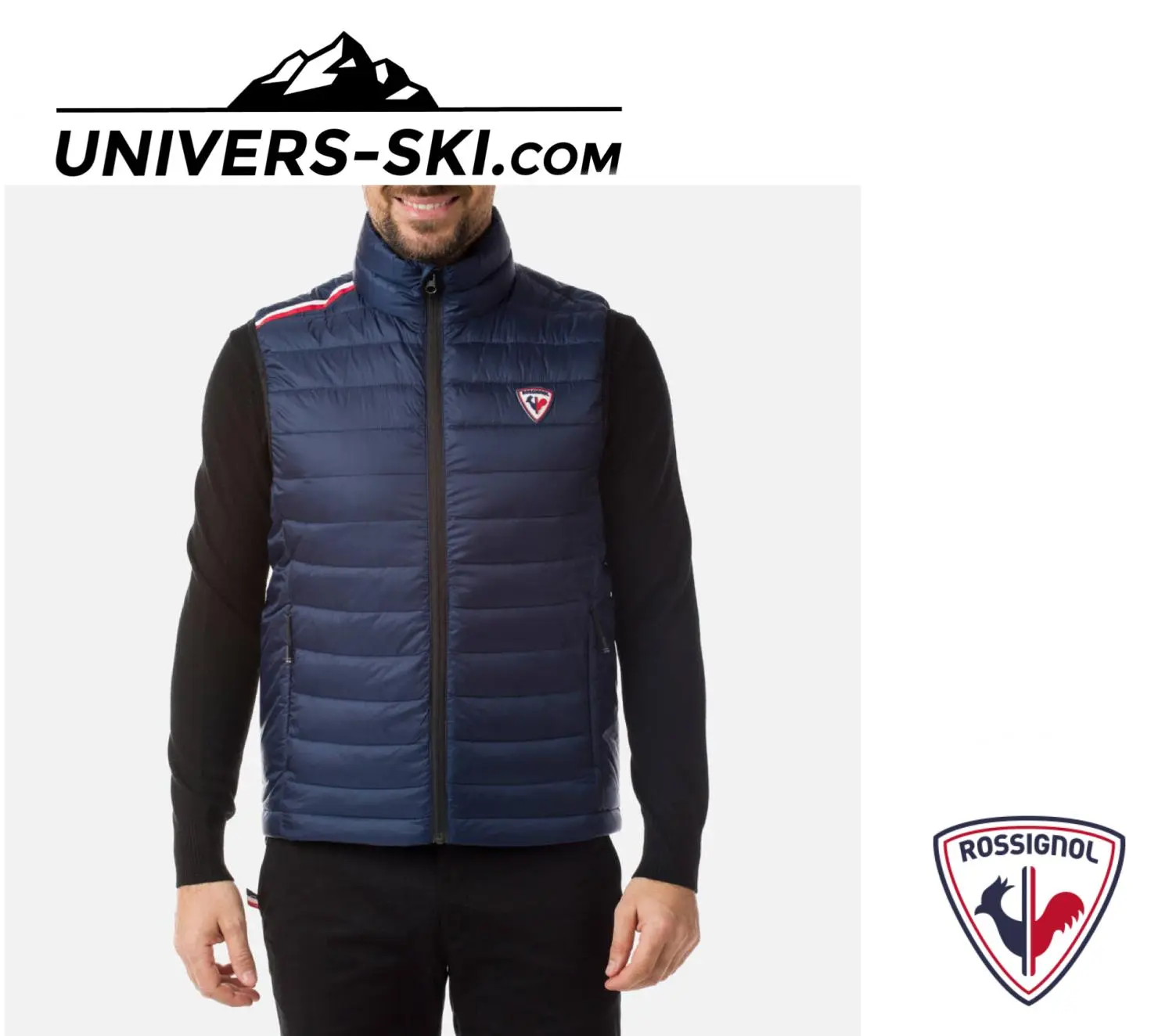 Veste Doudoune Sans Manche ROSSIGNOL Rossi Vest Dark Navy 2023 â Image 2
