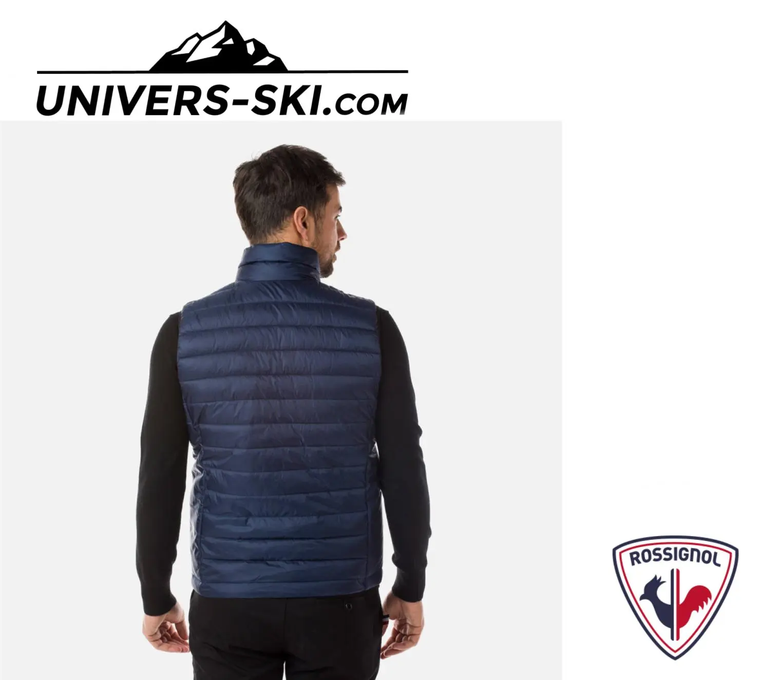 Veste Doudoune Sans Manche ROSSIGNOL Rossi Vest Dark Navy 2023 â Image 3