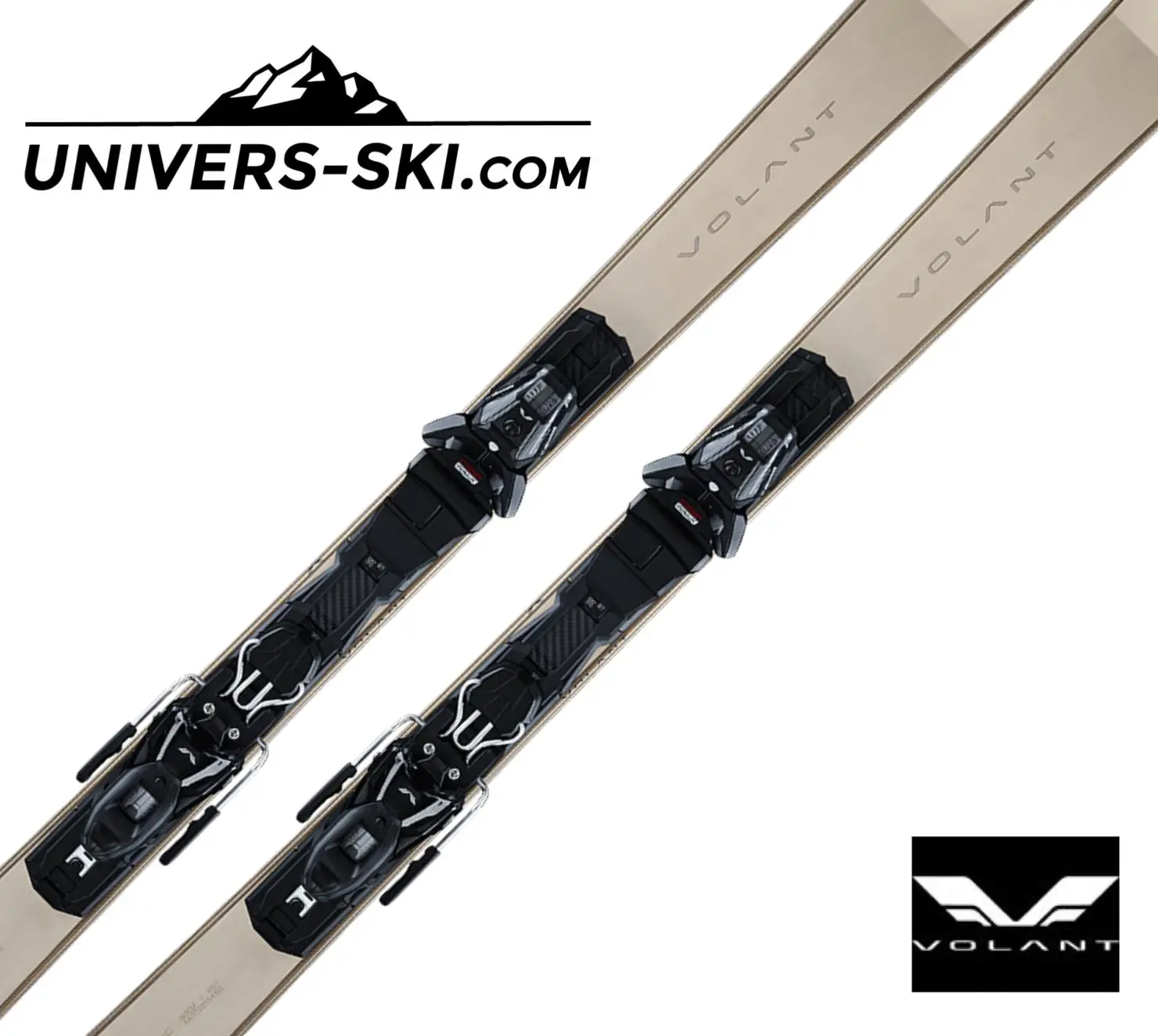 Ski Volant Champagne + Fixations M11 GW 2023 – Image 3