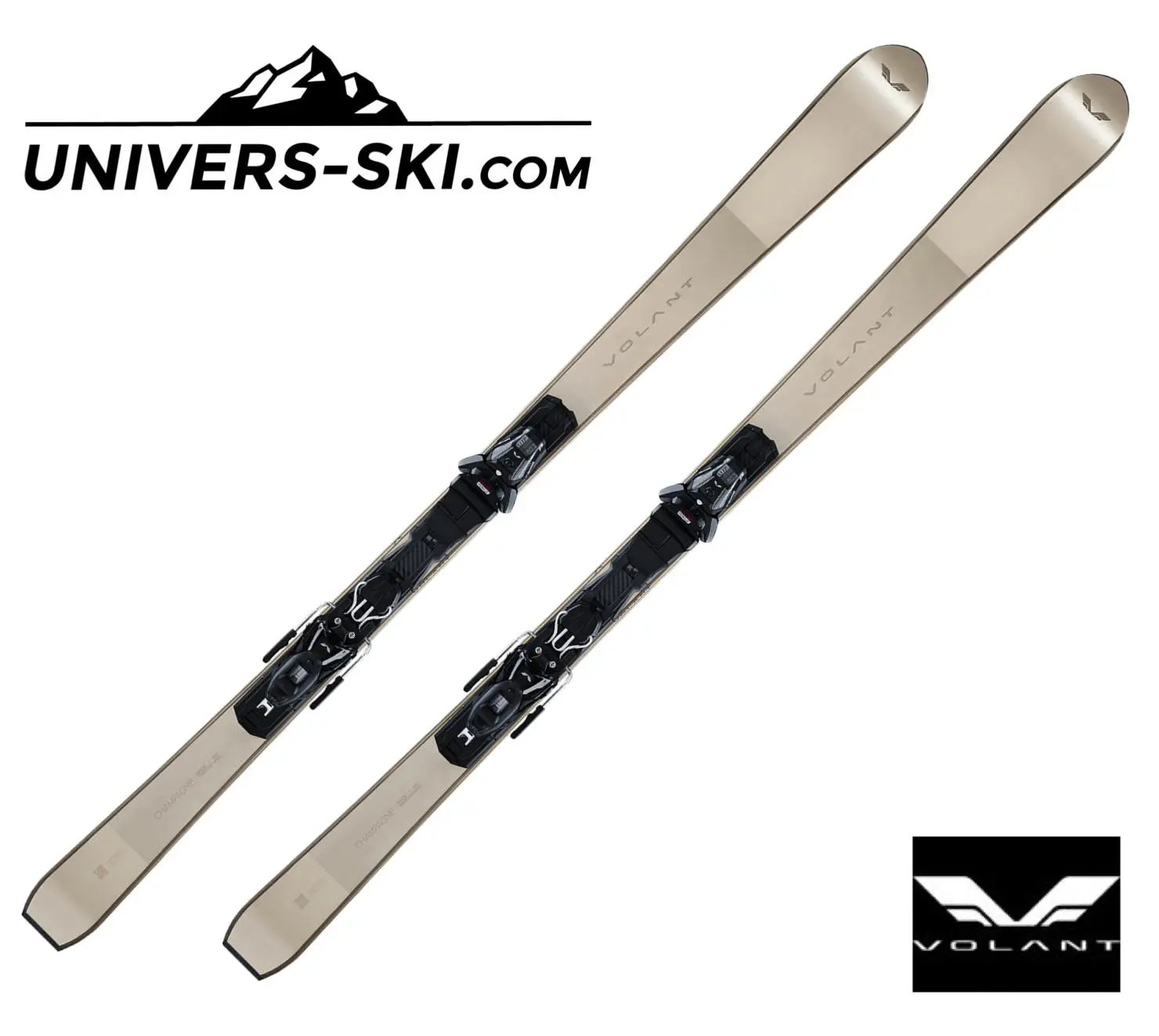 Ski Volant Champagne + Fixations M11 GW 2023
