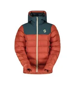 Scott W JACKET INSULOFT WARM ARUBA GREEN / EARTH RED